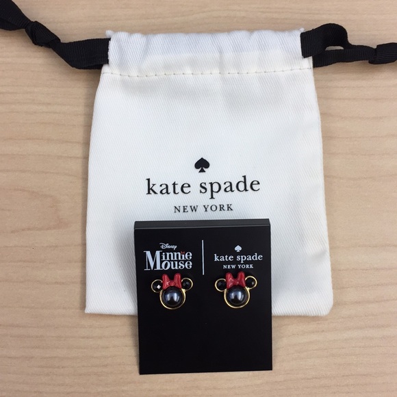 kate spade Jewelry - Kate Spade Minnie Mouse Studs